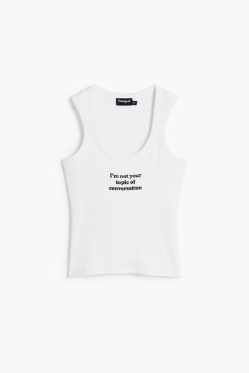 Tank top with text | Desigual