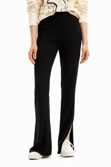 Pantalons flare elàstics | Desigual