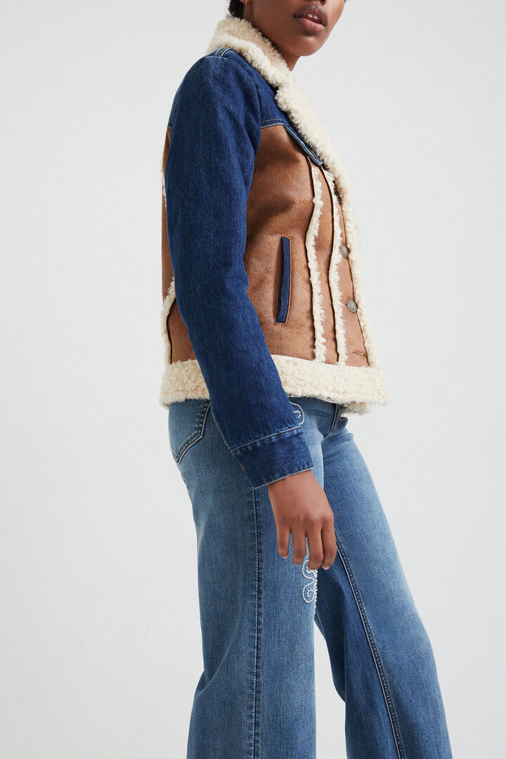 Jeansjacke Lammfell | Desigual