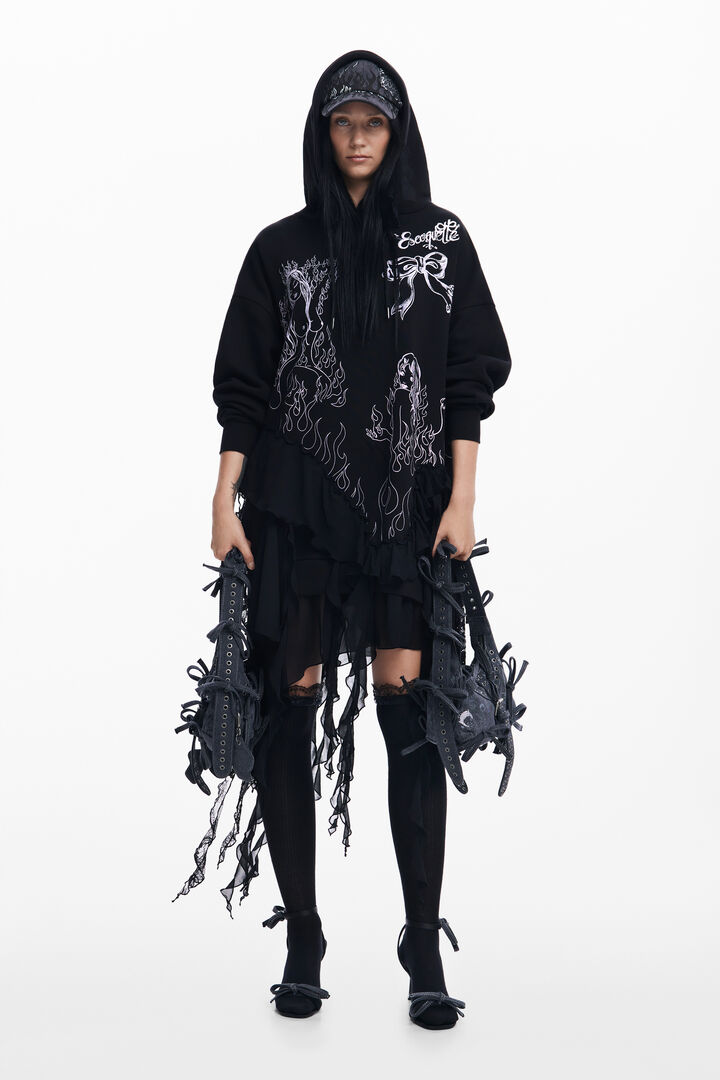 Vestido sudadera María Escoté