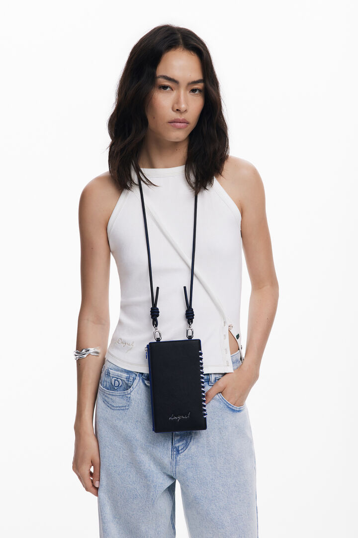 Porte-monnaie porte-téléphone amovible | Desigual