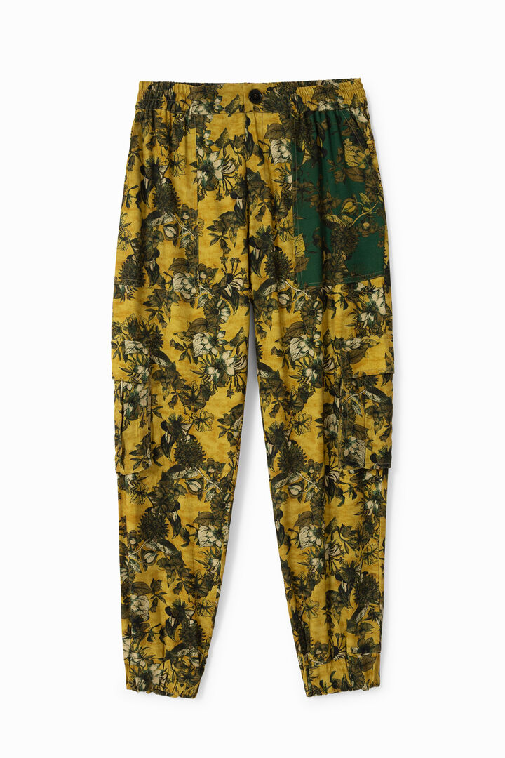 Floral cargo trousers | Desigual