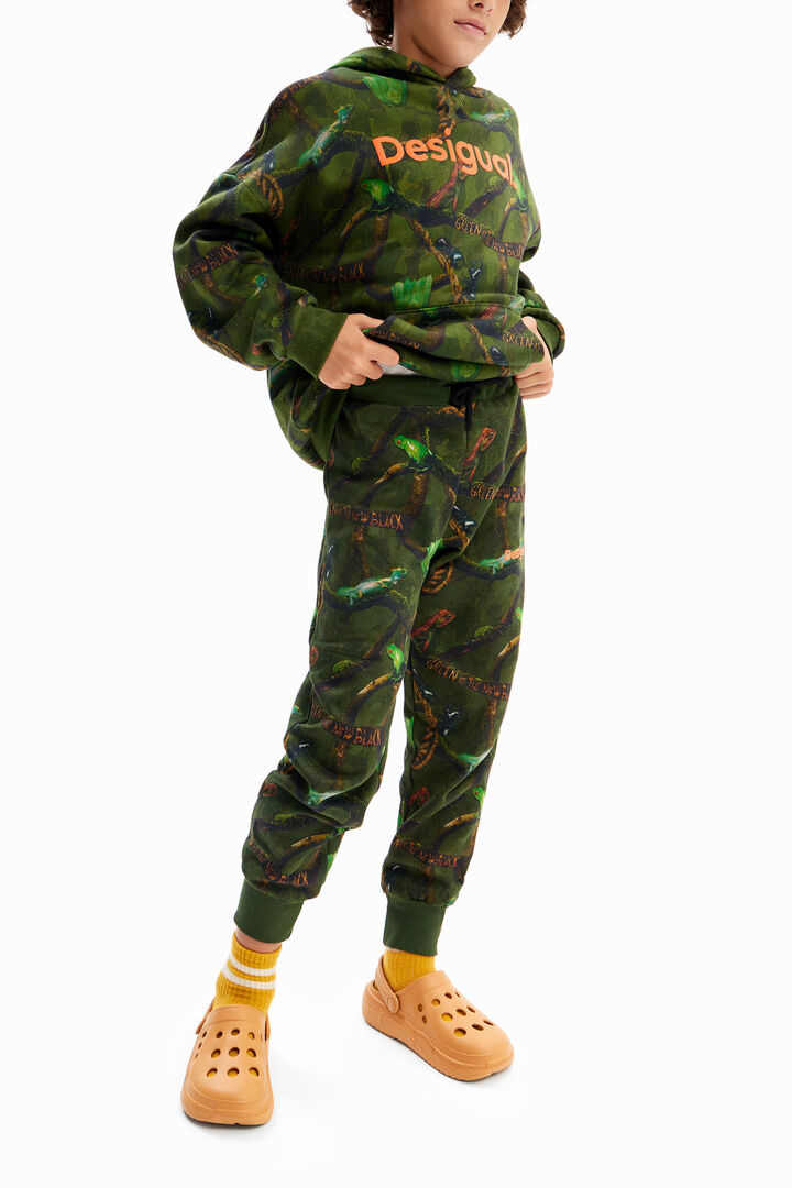 Pantalón jogger camuflaje | Desigual