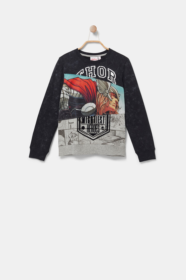 Comic patch mesh jumper | Desigual