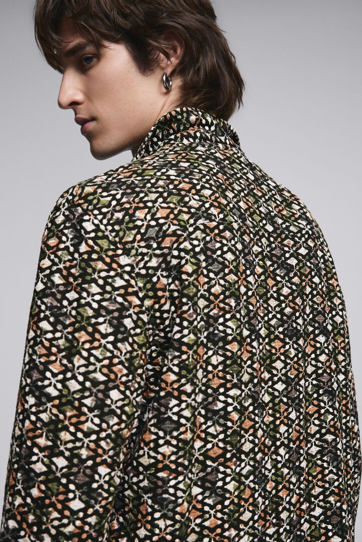 Jacquard men's shirt | Desigual