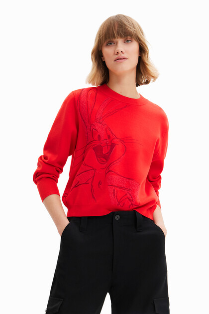 Bugs Bunny embroidered pullover