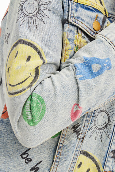 Chaqueta vaquera oversize Smiley® | Desigual