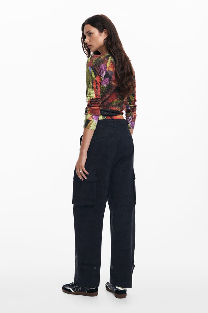Pantalones cargo estampado M. Christian Lacroix | Desigual