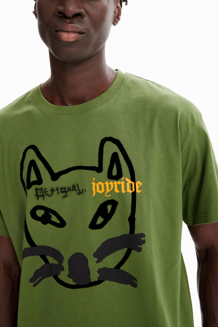 Camiseta oversize gato | Desigual