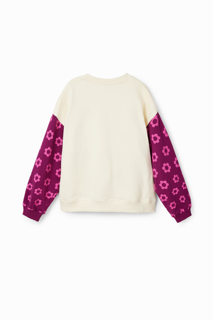 Sudadera cuadros flores | Desigual