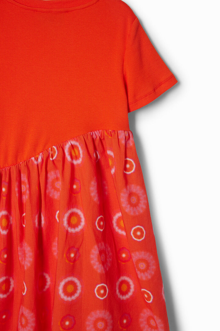 Geometric combination dress | Desigual