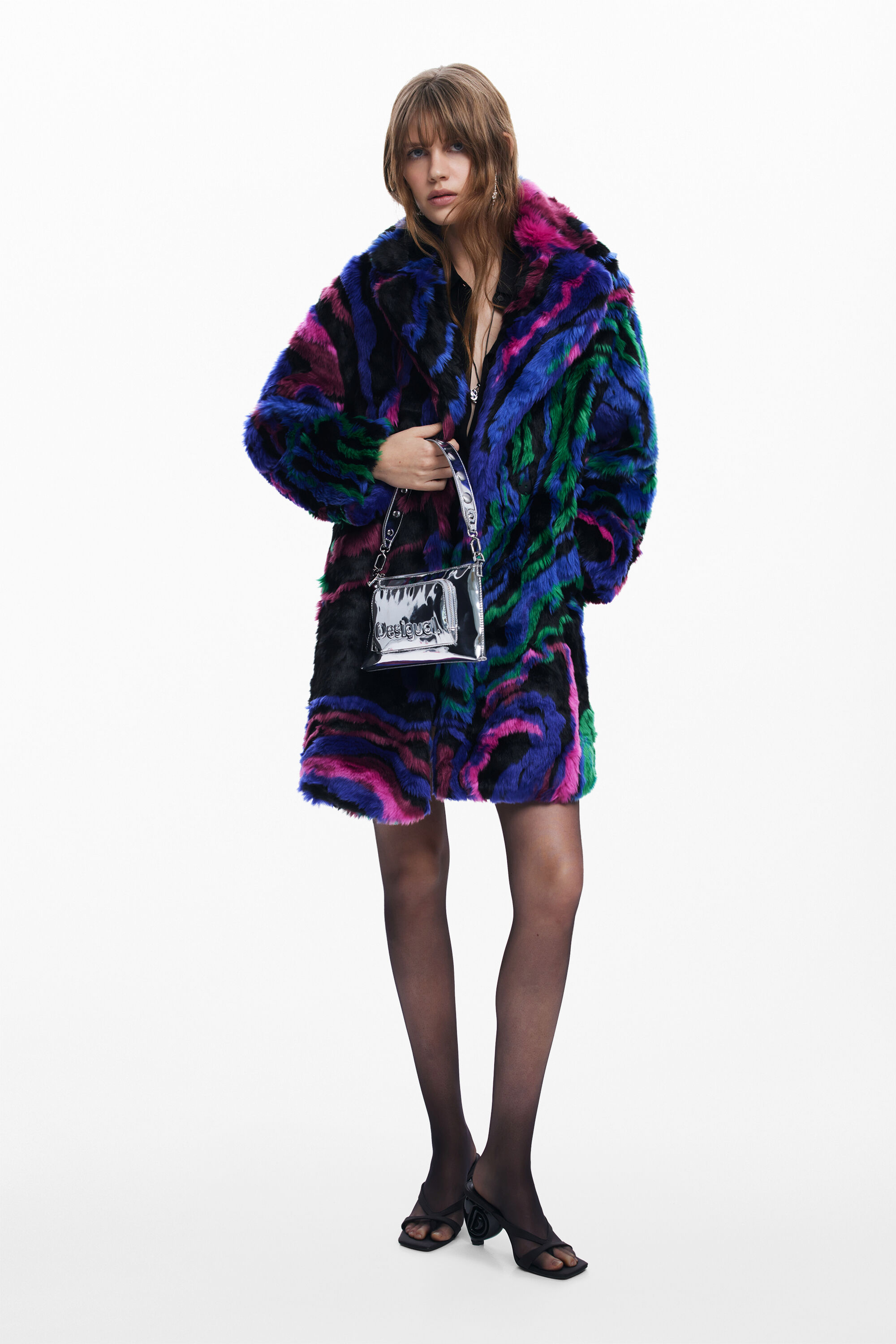 レディース M. Christian Lacroix エコファーコート I Desigual.com