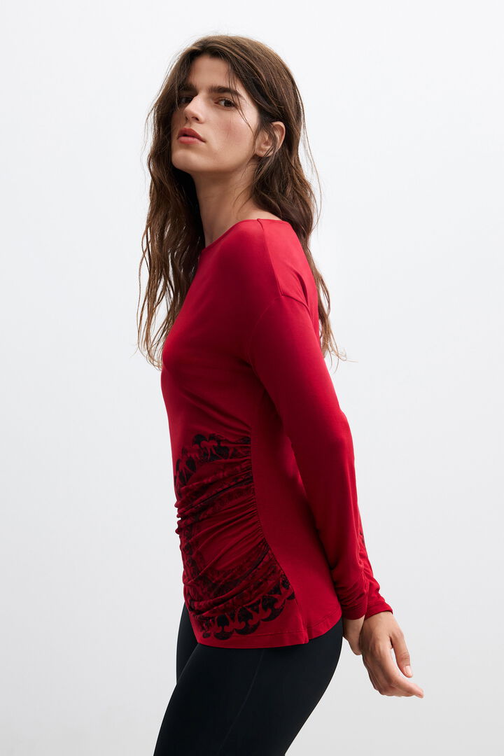 vintage long-sleeve printed T-shirt