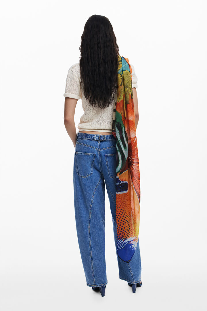 Scarf designed by Mr. Christian Lacroix | Desigual