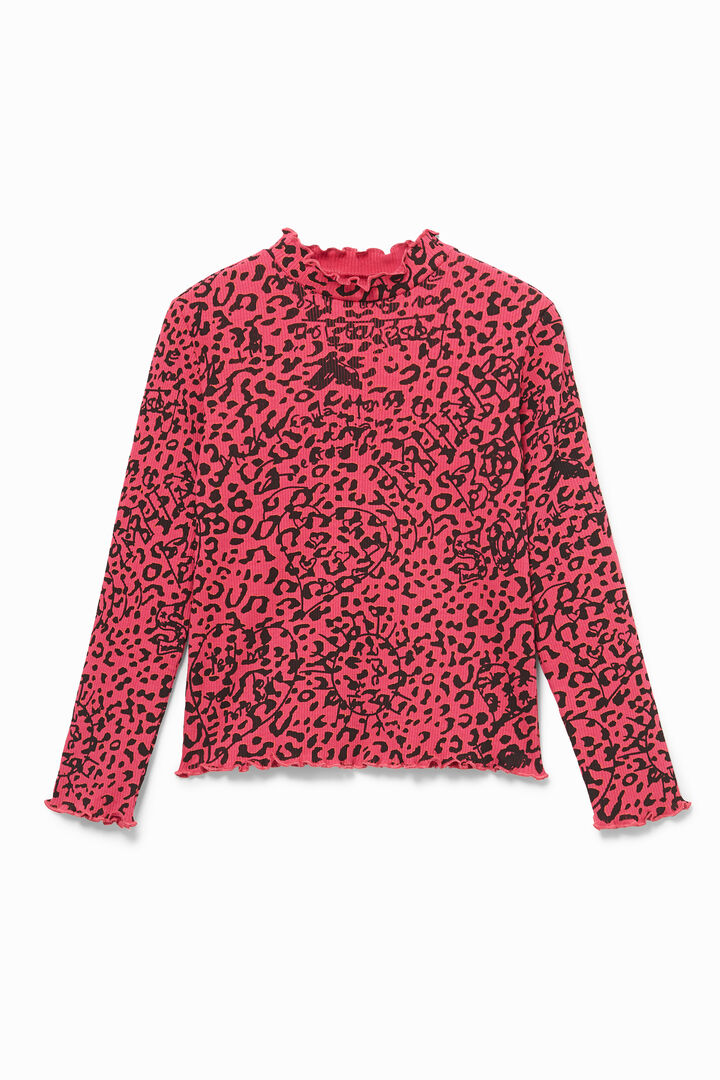 Ribbed T-shirt animal print | Desigual