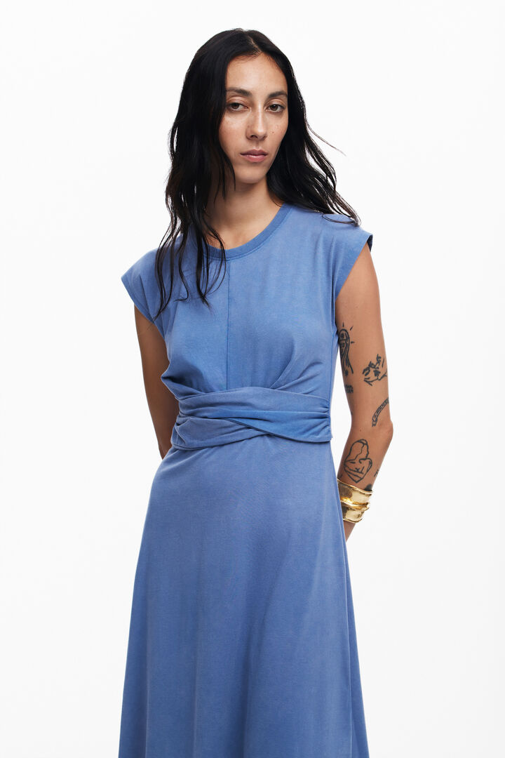 Ruched midi dress | Desigual