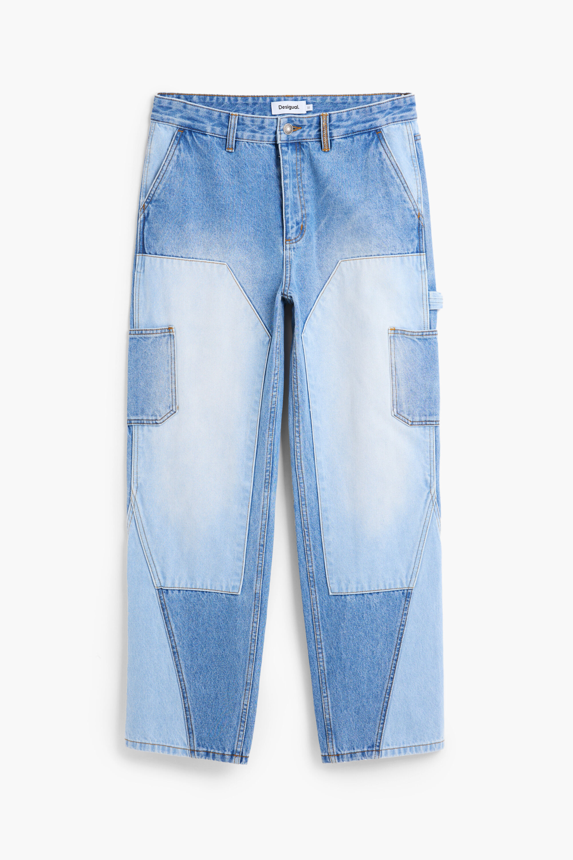 Pantalón vaquero patch - BLUE - 30