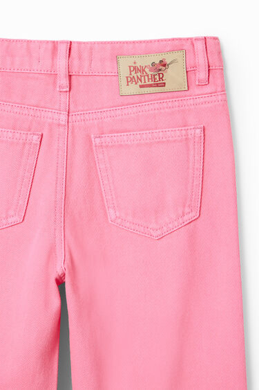 Calças de ganga brancas Pink Panther | Desigual