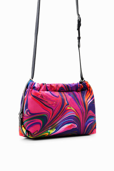 Sac à bandoulière moyen psychédélique | Desigual