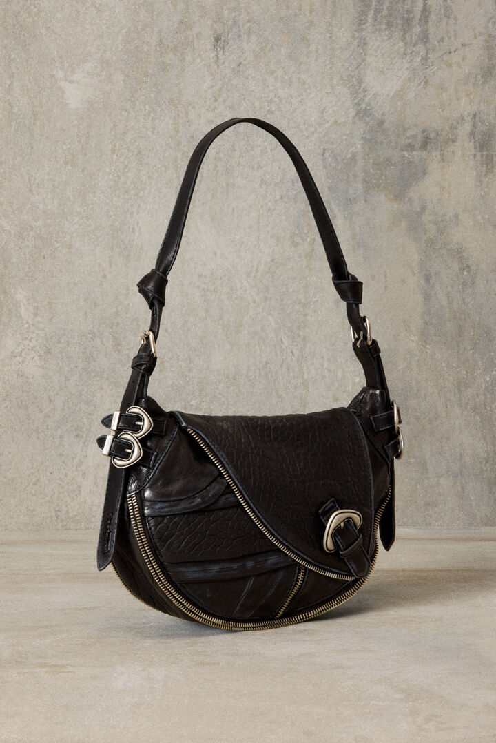 Sac moyen en cuir textures studio | Desigual