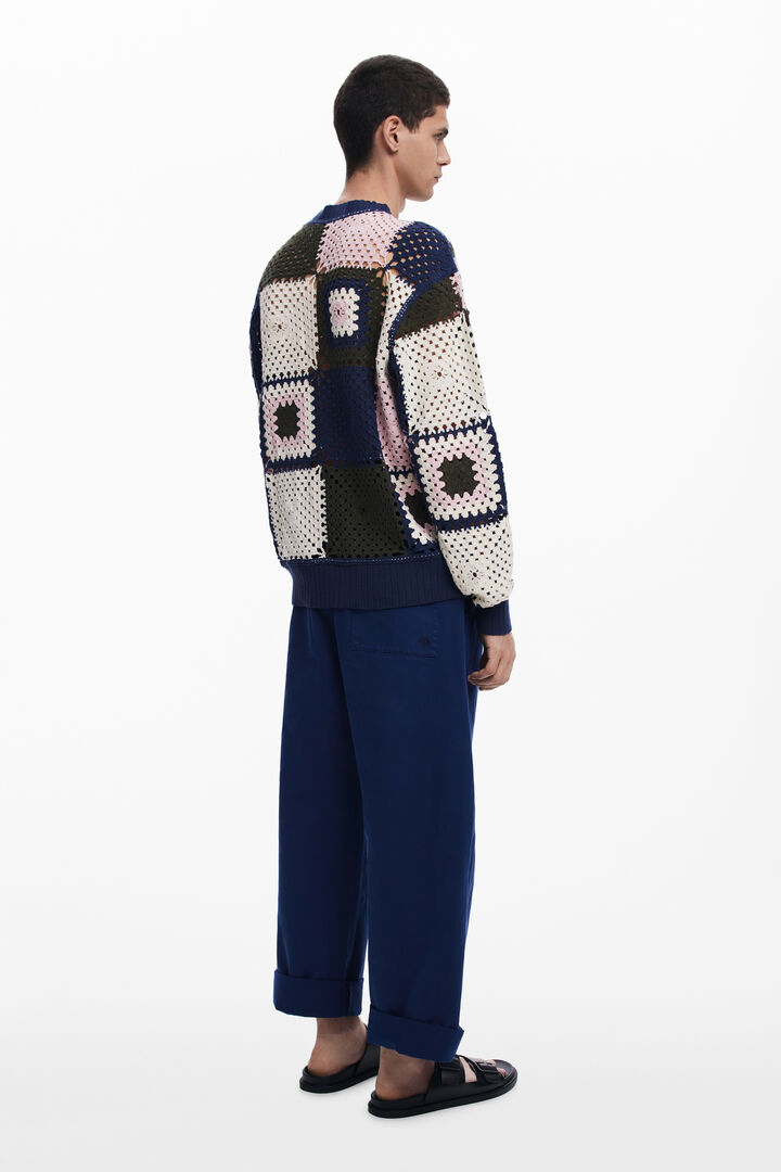 Dessuadora crochet patch | Desigual