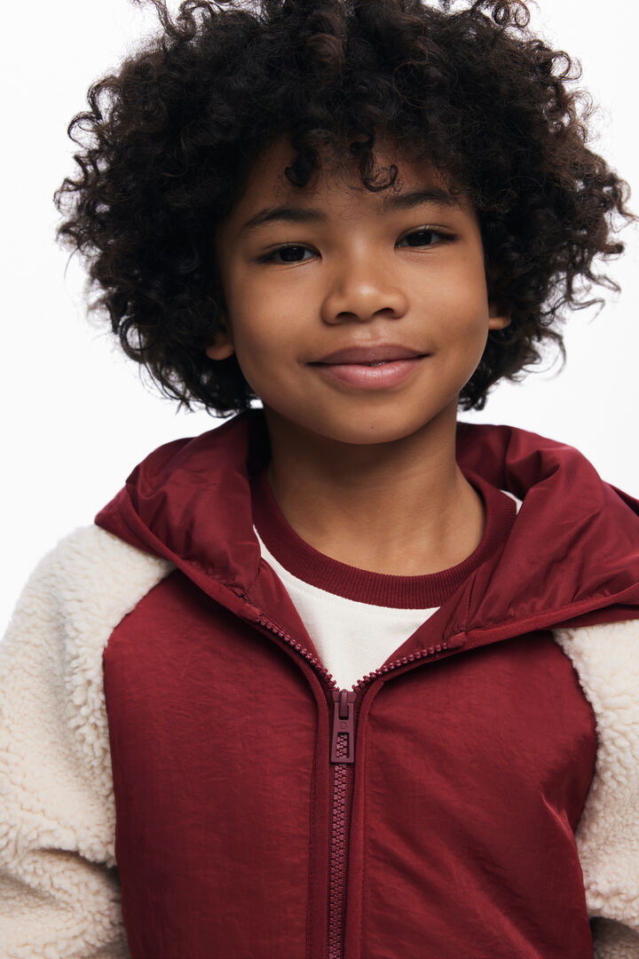 Sherpa jacket with hood | Desigual