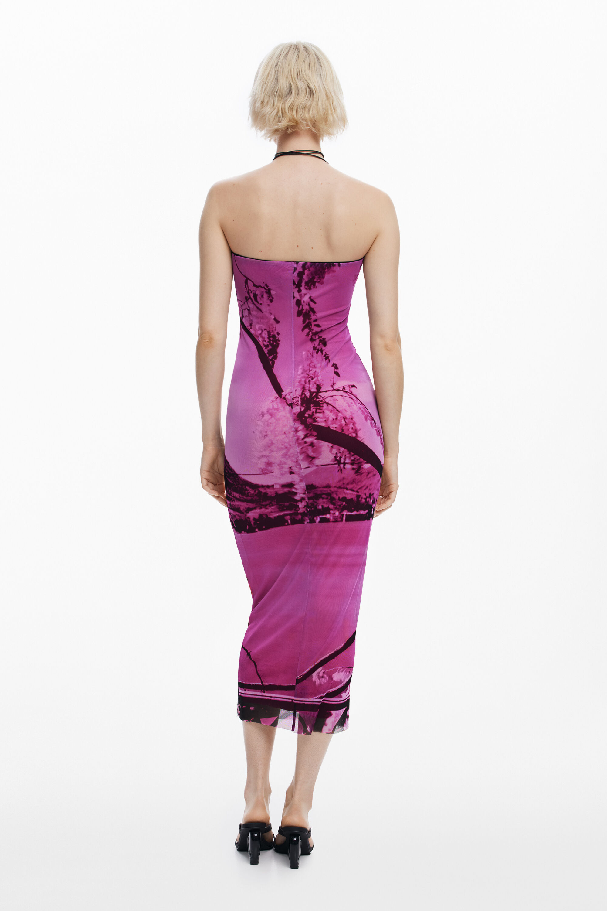 Desigual Bandeau Dress M. C. Lacroix In Red