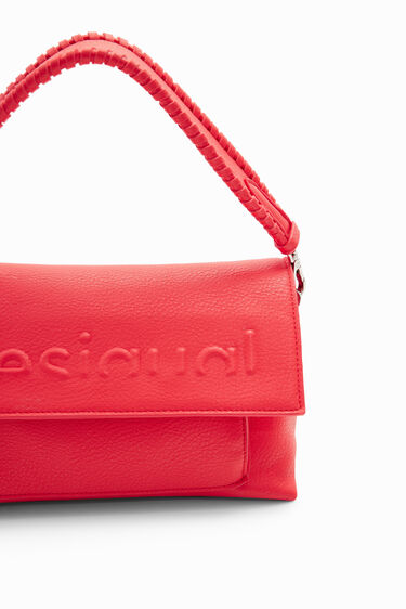 Midsize half-logo crossbody bag | Desigual