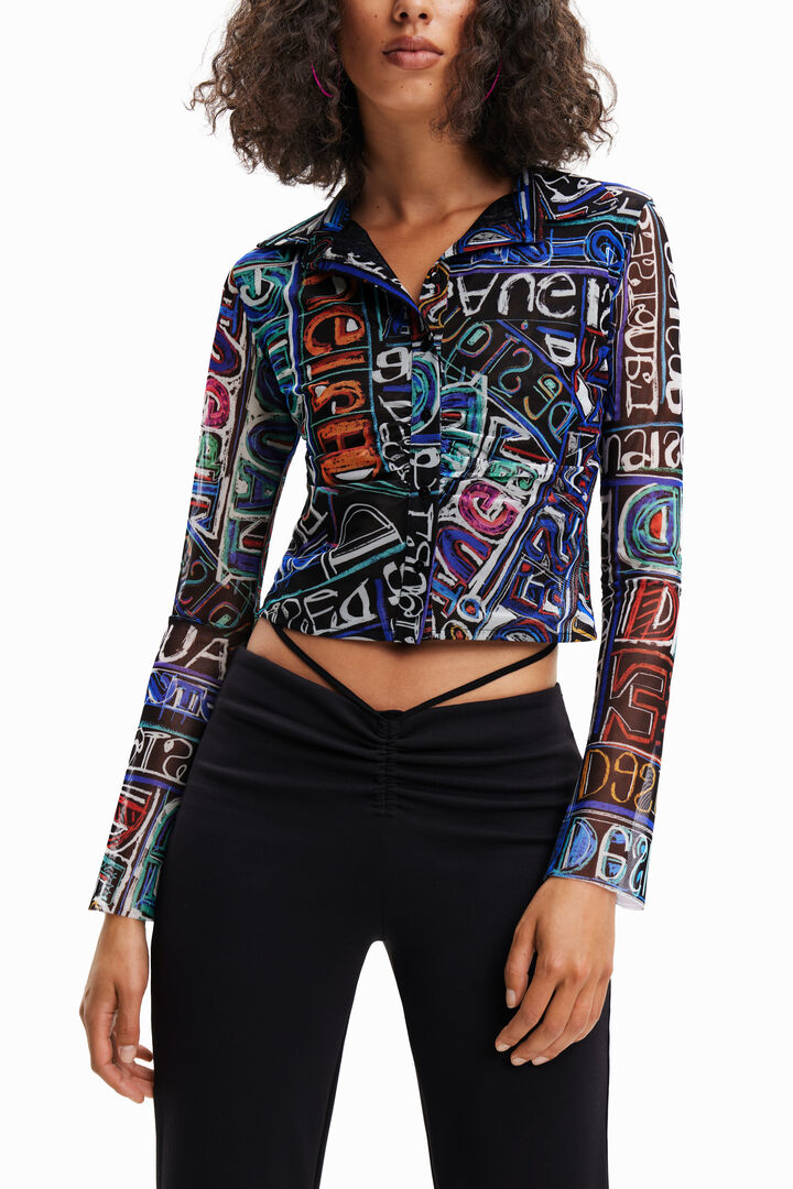 Pantalón fruncido lazada | Desigual