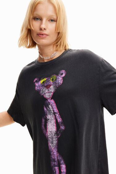 Vestido camiseta oversize Pantera Rosa | Desigual