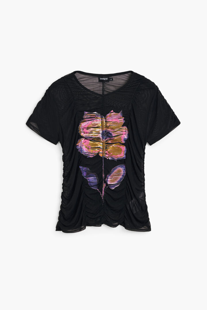 Flower tulle T-shirt | Desigual