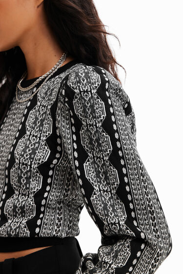 Pullover mit Puffärmeln | Desigual