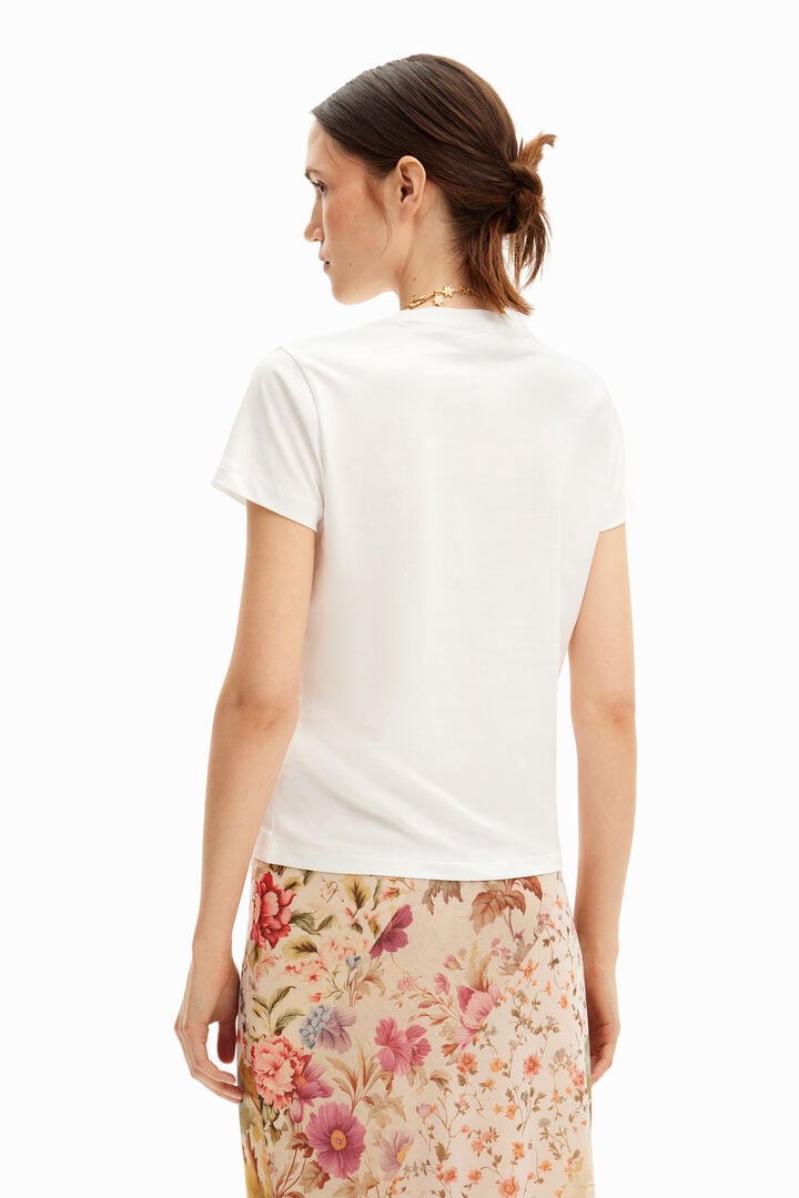 Camiseta ilustración flor | Desigual