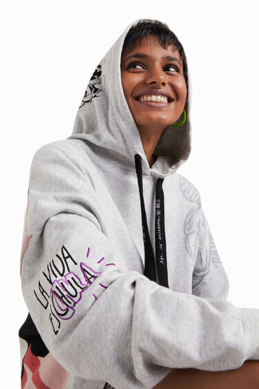 Mickey Mouse Oversized Sweatshirt Desigual Com