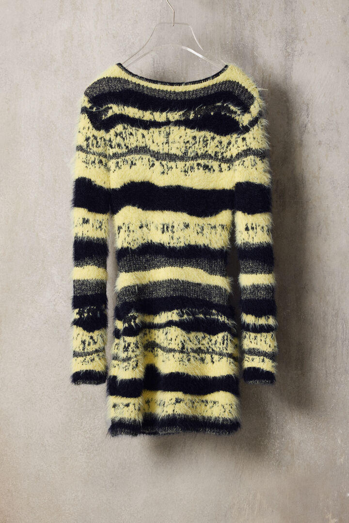 Mohair-Studio-Kleid mit Streifen | Desigual
