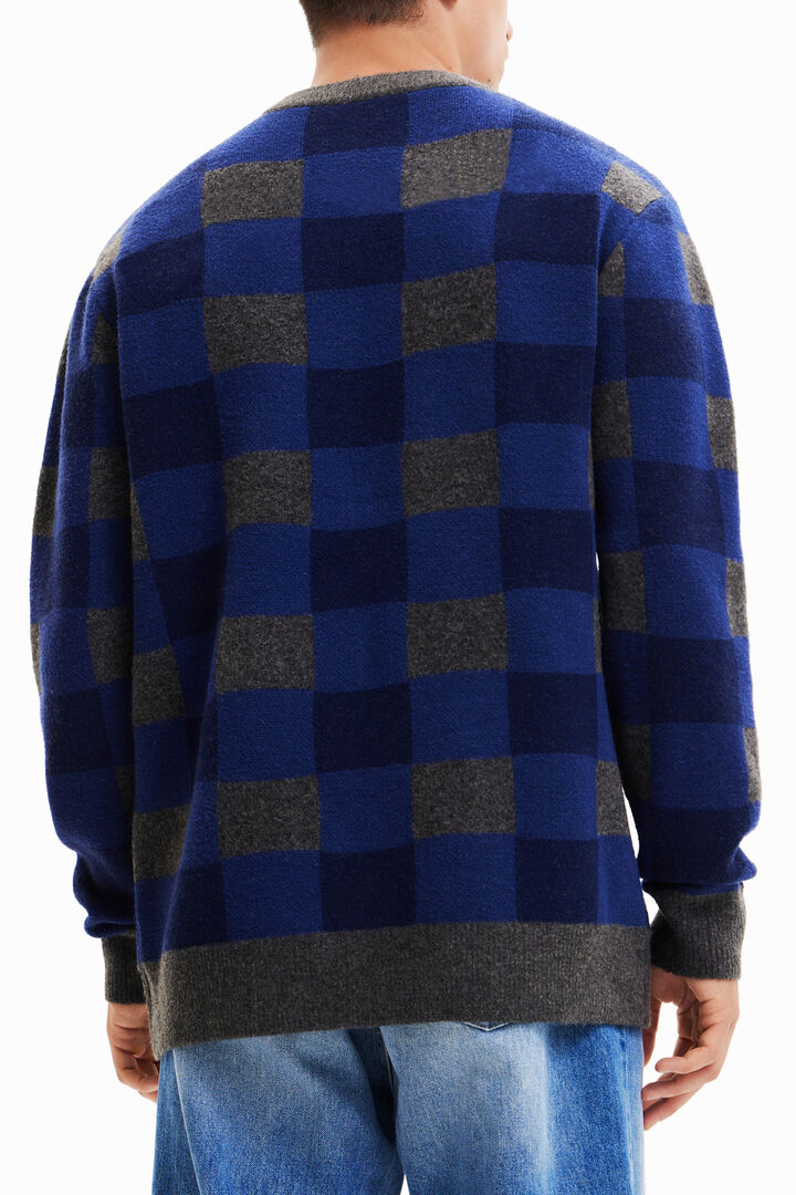 Loose checkerboard jumper | Desigual