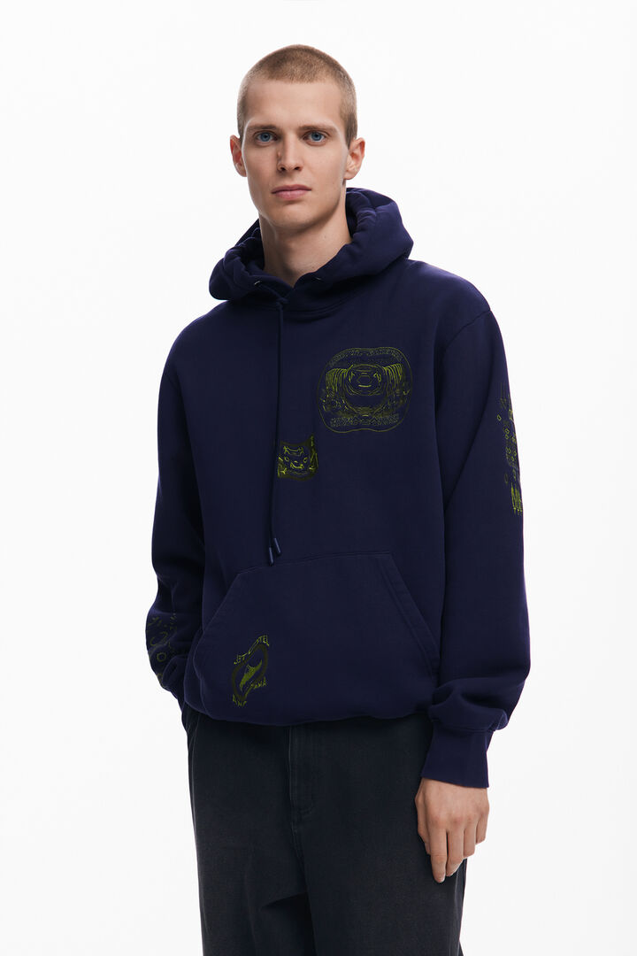 Tiger embroidered sweatshirt