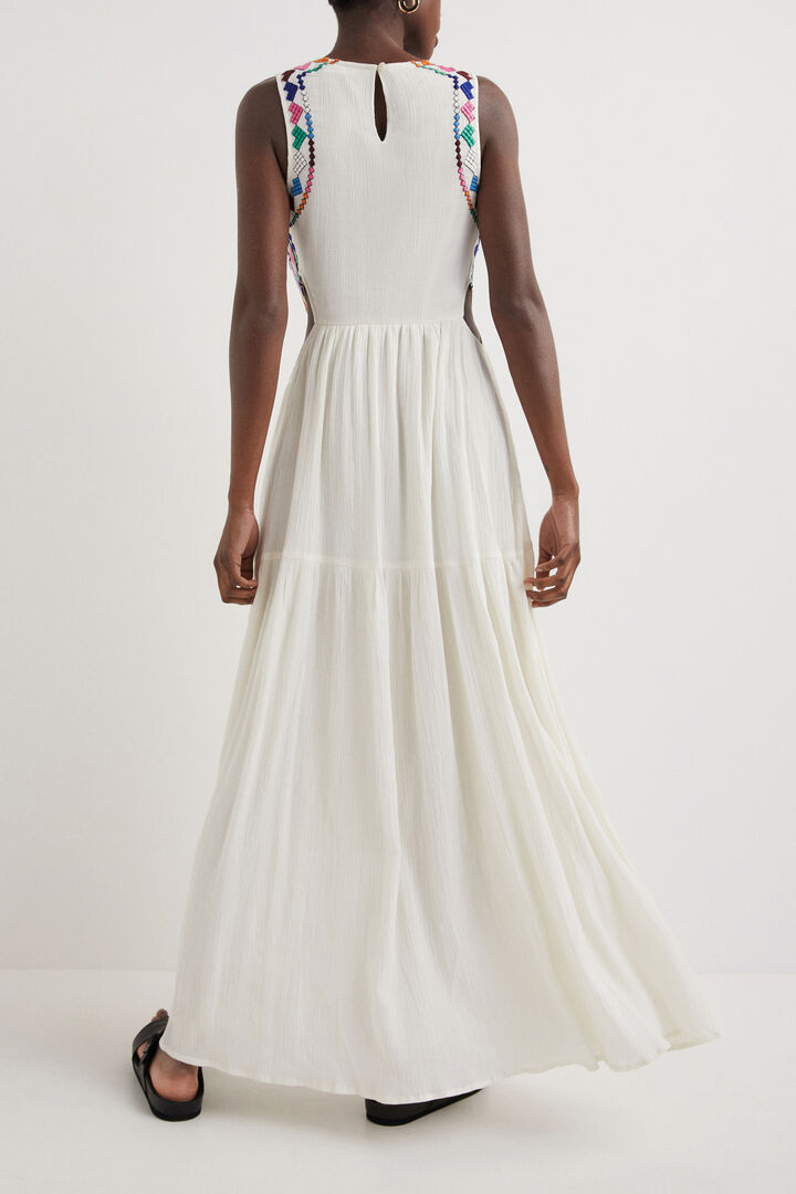 Oldalt kivágott maxi ruha | Desigual