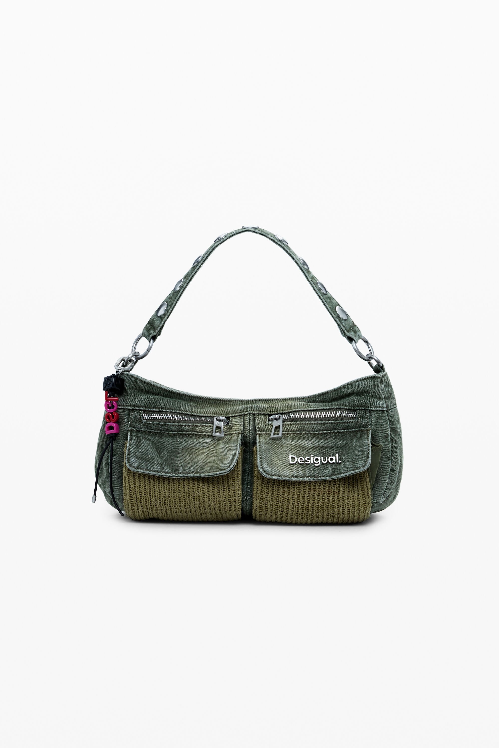 Desigual Kleine tas met meerdere vakken - GREEN