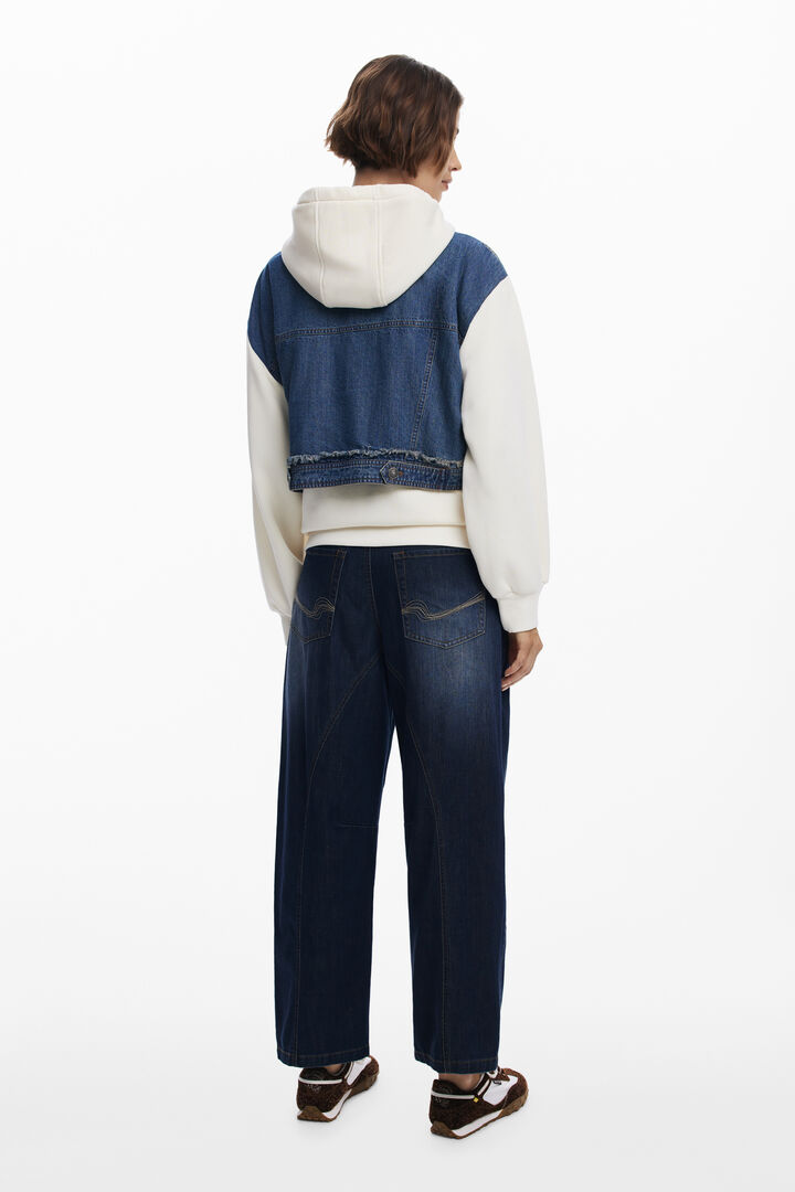 Kombiniertes Denim-Sweatshirt | Desigual