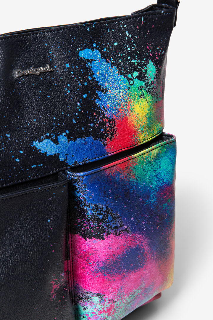 Colour Explosion Black Bag Holi Kobe | Desigual