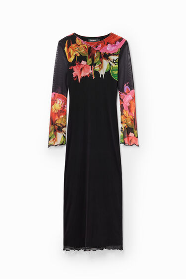 M. Christian Lacroix floral tulle dress | Desigual