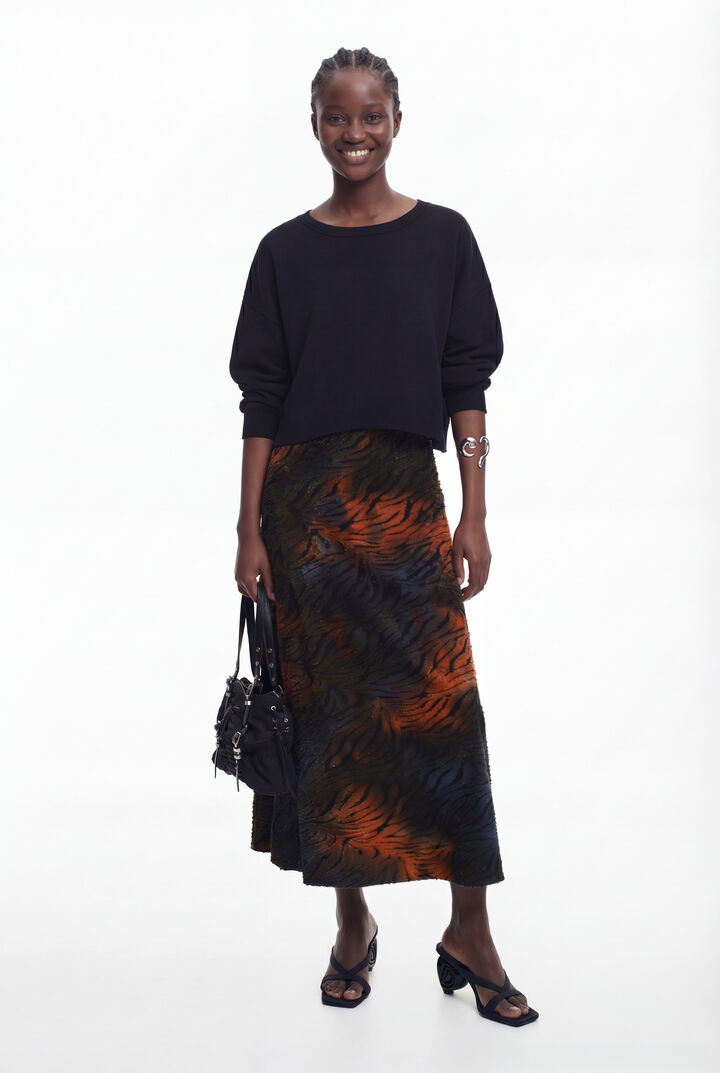 2-in-1 jurk met dierenprint