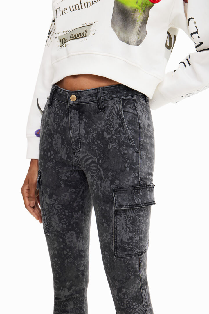 Skinny cargo jeans | Desigual