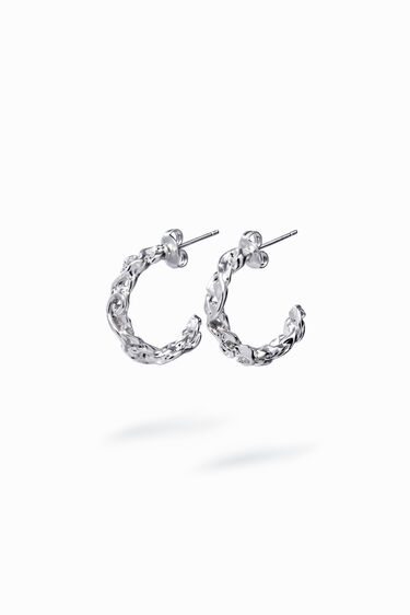 Boucles d'oreilles anneau plaqué or Zalio | Desigual