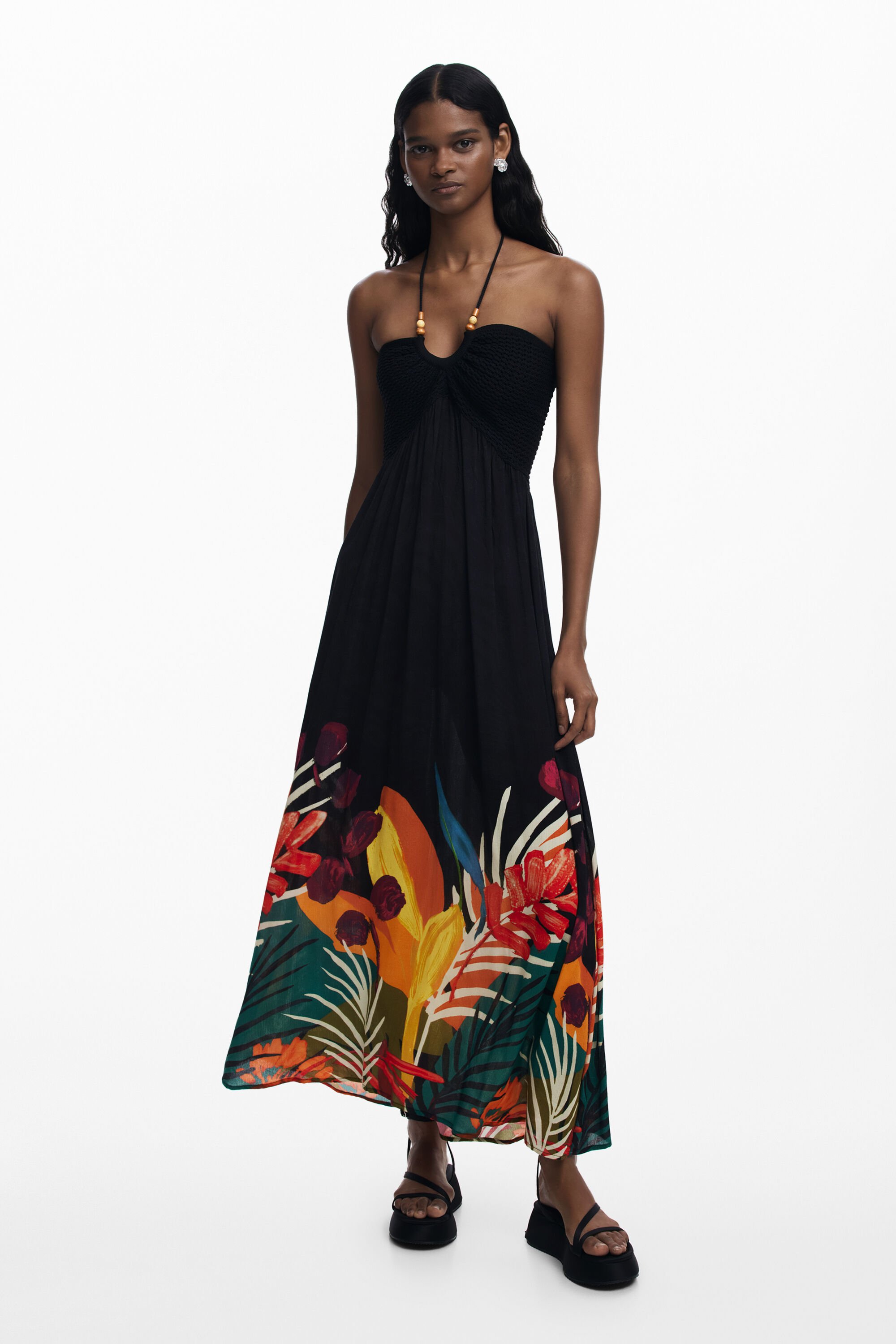 Tropical maxi dress Women's I Desigual.com