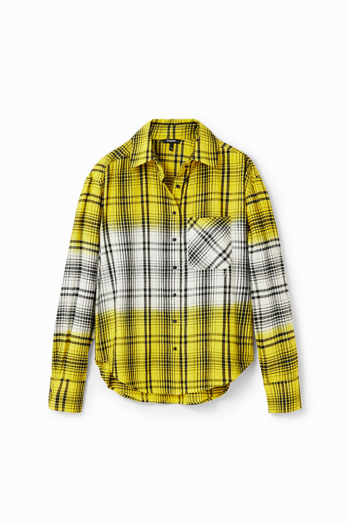 Dégradé plaid shirt | Desigual