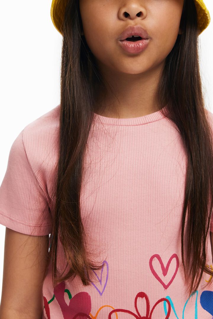 Heart illustrations T-shirt | Desigual