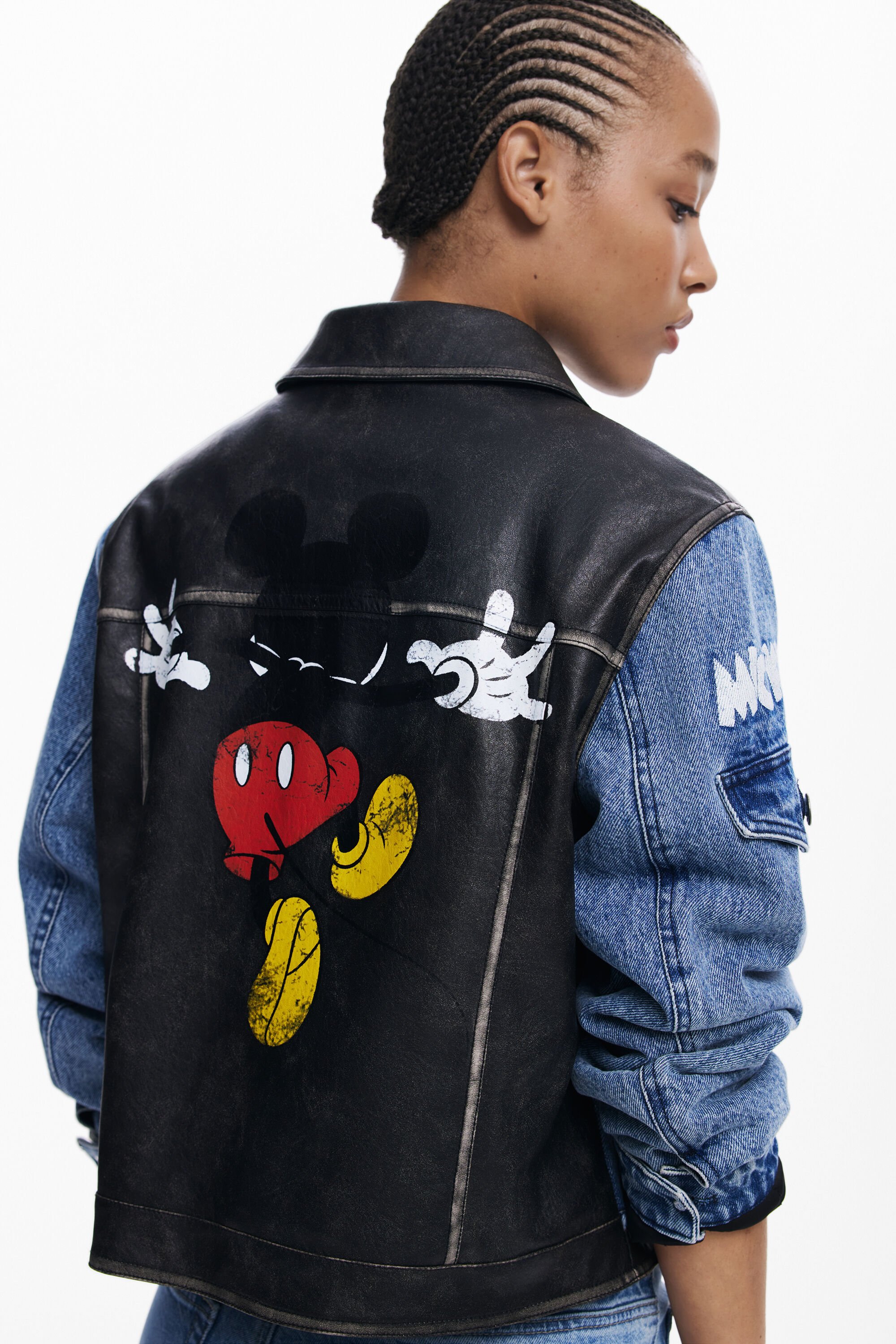 Gewachste Mickey™ Jeansjacke