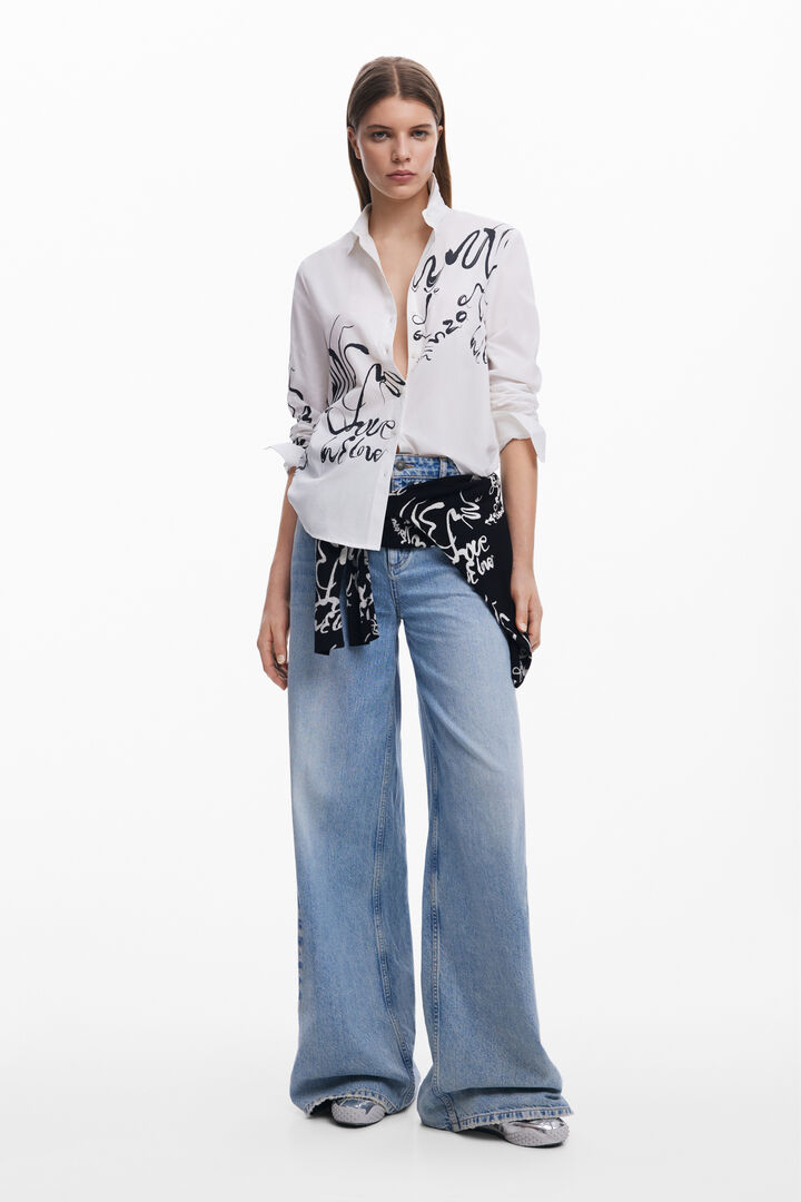 Ink letter shirt | Desigual